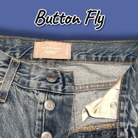 EVERLANE 90s Cheeky Jeans in Northridge Blue. Size 24 Ankle 👖 - Picture 7 of 11